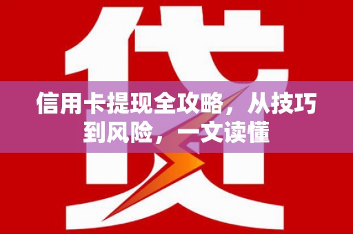 勐海信用卡提现全攻略，从技巧到风险，一文读懂