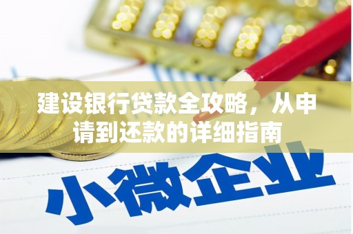 勐海建设银行贷款全攻略，从申请到还款的详细指南