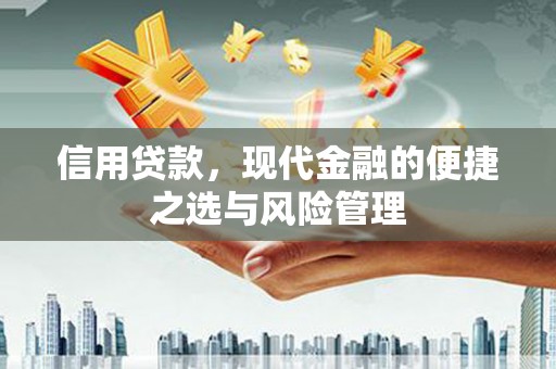 勐海信用贷款，现代金融的便捷之选与风险管理
