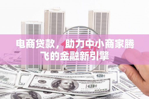 勐海电商贷款，助力中小商家腾飞的金融新引擎