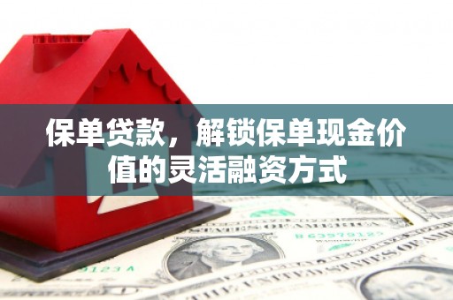 勐海保单贷款，解锁保单现金价值的灵活融资方式