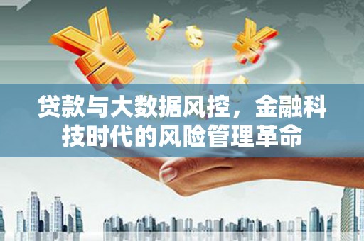 勐海贷款与大数据风控，金融科技时代的风险管理革命