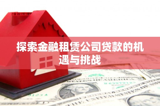 勐海探索金融租赁公司贷款的机遇与挑战