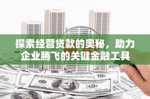 勐海探索经营贷款的奥秘，助力企业腾飞的关键金融工具