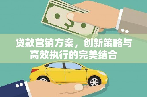 勐海贷款营销方案，创新策略与高效执行的完美结合