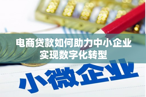勐海电商贷款如何助力中小企业实现数字化转型