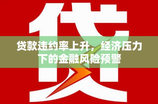 勐海贷款违约率上升，经济压力下的金融风险预警