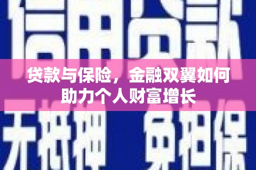 勐海贷款与保险，金融双翼如何助力个人财富增长