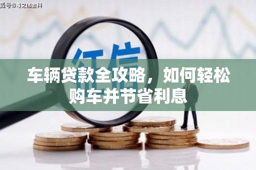 勐海车辆贷款全攻略，如何轻松购车并节省利息