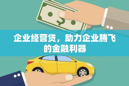 勐海企业经营贷，助力企业腾飞的金融利器