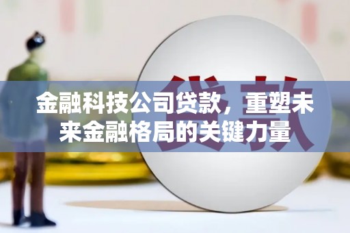 勐海金融科技公司贷款，重塑未来金融格局的关键力量