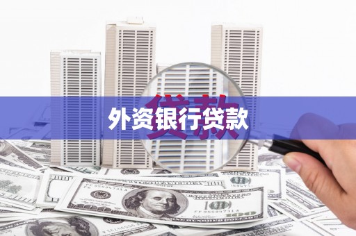 勐海外资银行贷款
