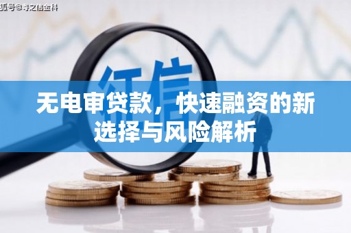 勐海无电审贷款，快速融资的新选择与风险解析