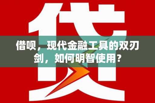 勐海借呗，现代金融工具的双刃剑，如何明智使用？