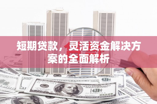 勐海短期贷款，灵活资金解决方案的全面解析