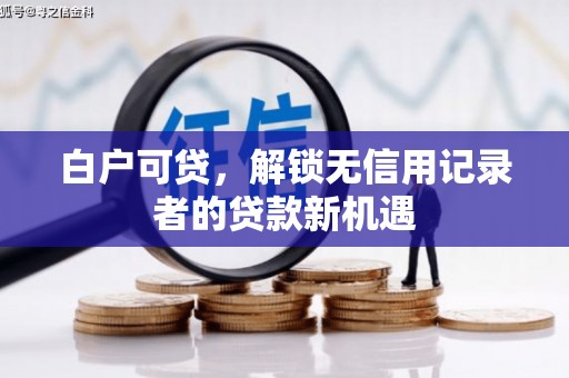 勐海白户可贷，解锁无信用记录者的贷款新机遇