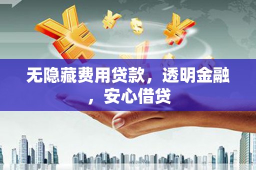 勐海无隐藏费用贷款，透明金融，安心借贷