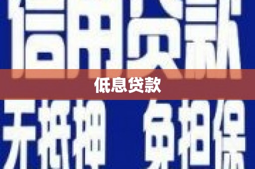 勐海低息贷款