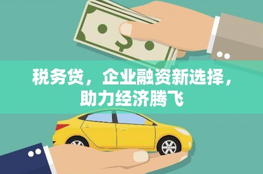 勐海税务贷，企业融资新选择，助力经济腾飞