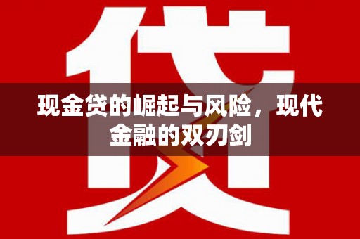 勐海现金贷的崛起与风险，现代金融的双刃剑