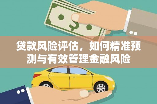 勐海贷款风险评估，如何精准预测与有效管理金融风险