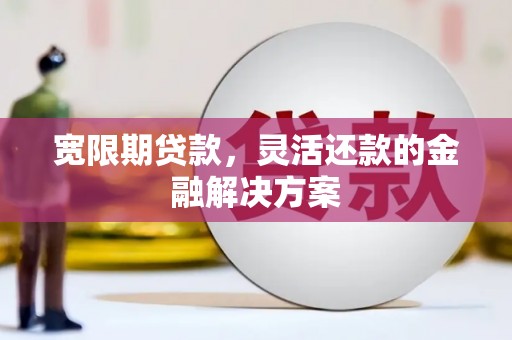 勐海宽限期贷款，灵活还款的金融解决方案
