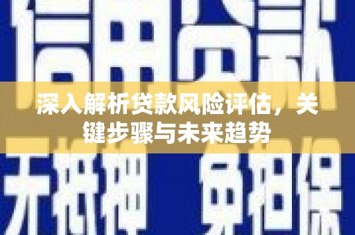 勐海深入解析贷款风险评估，关键步骤与未来趋势