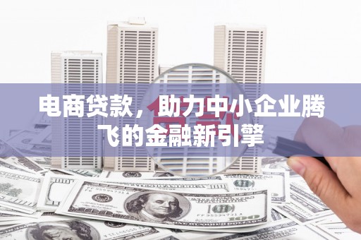 勐海电商贷款，助力中小企业腾飞的金融新引擎