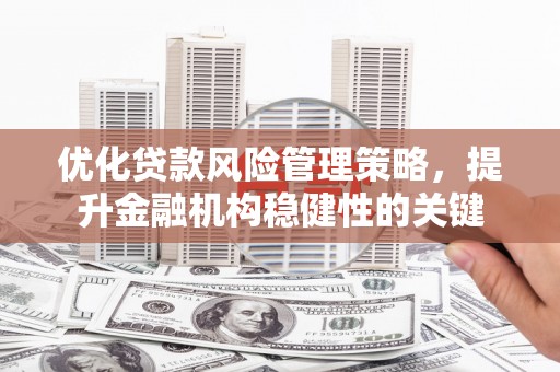 勐海优化贷款风险管理策略，提升金融机构稳健性的关键