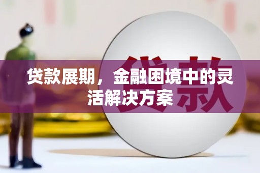 勐海贷款展期，金融困境中的灵活解决方案