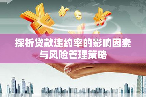 勐海探析贷款违约率的影响因素与风险管理策略