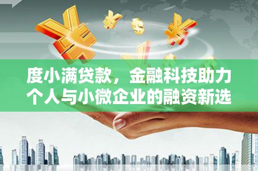 勐海度小满贷款，金融科技助力个人与小微企业的融资新选择