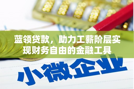 勐海蓝领贷款，助力工薪阶层实现财务自由的金融工具