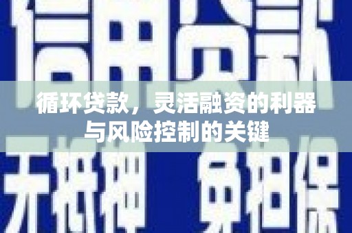 勐海循环贷款，灵活融资的利器与风险控制的关键