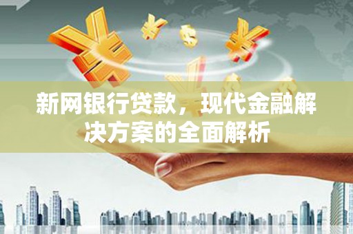 勐海新网银行贷款，现代金融解决方案的全面解析