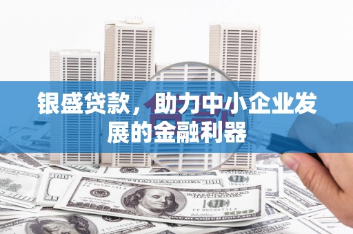 勐海银盛贷款，助力中小企业发展的金融利器