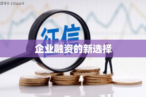 勐海企业融资的新选择