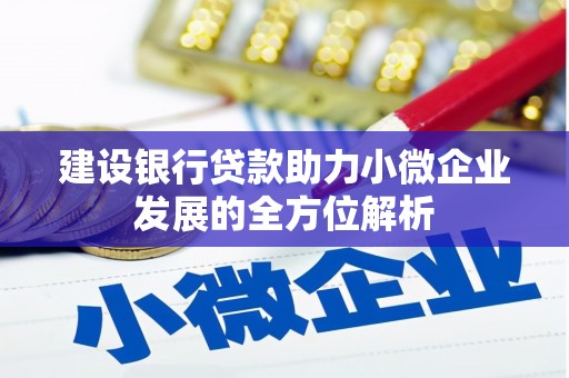 勐海建设银行贷款助力小微企业发展的全方位解析