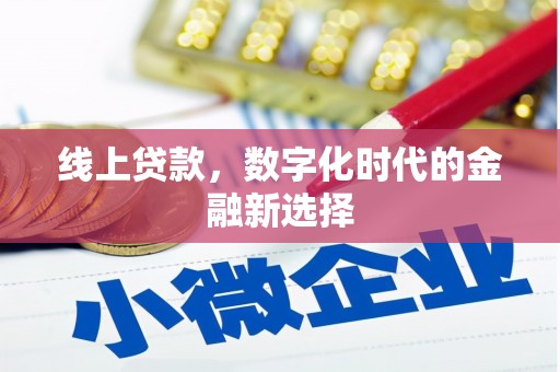 勐海线上贷款，数字化时代的金融新选择