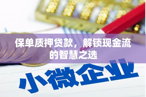 勐海保单质押贷款，解锁现金流的智慧之选