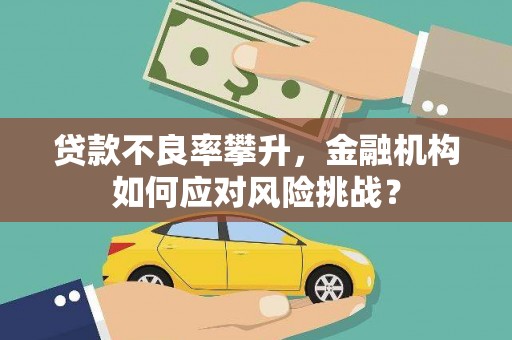 勐海贷款不良率攀升，金融机构如何应对风险挑战？