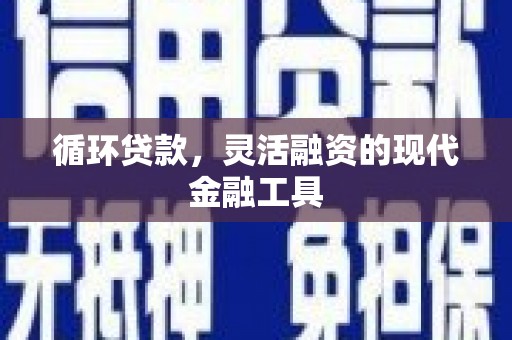 勐海循环贷款，灵活融资的现代金融工具