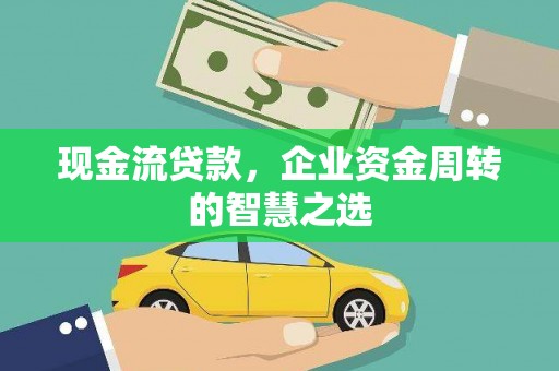 勐海现金流贷款，企业资金周转的智慧之选