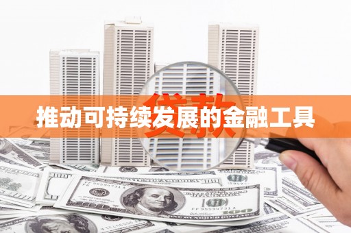 勐海推动可持续发展的金融工具